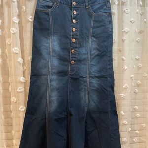 Be Girl Denim 35” Denim Skirt